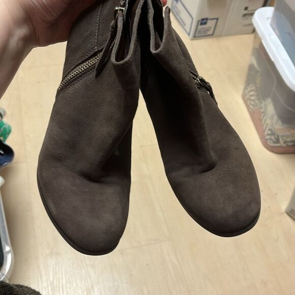 Cole Haan Brown Leather Booties size 6.5 - Picture 5 of 5